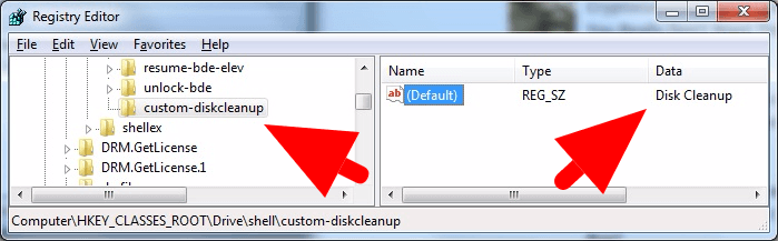 Add 'Disc Cleanup' utility shortcut into Context Menu